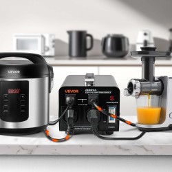 Jännitemuunnin 1500VA kaksisuuntainen 110V ja 220V metallikotelo ylikuormitussuoja