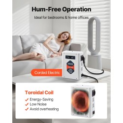 Jännitemuunnin 110V–220V 2000VA metallikuori 2 EU-pistorasiaa USB ja USB-C