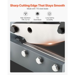 Käsikäyttöinen levyleikkuri teräkselle alumiinille ja kuparille 130 mm leikkauspituus 6 mm paksuus