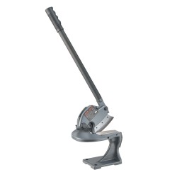 Manuaalinen penkille kiinnitettävä levyleikkuri kovetetut terät teräsrunko 70 mm 1,9 mm