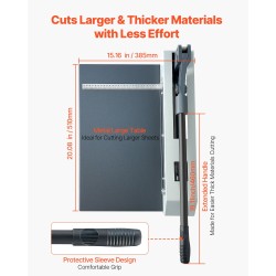 Giljotiinipeltileikkuri manuaalinen 305 mm T10-teräksiset terät Q235-teräsrunko