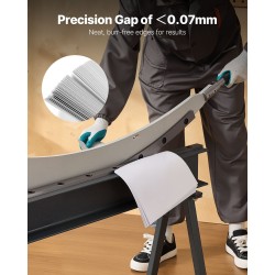 Levyleikkuri 39 tuuman alumiinille, ruostumattomalle ja vähähiiliselle teräkselle