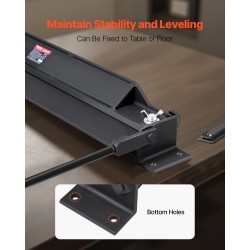 Pöytäkiinnitteinen käsikäyttöinen peltijarru 762 mm 1,2 mm pehmeä teräs