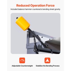 Peltijarru pöytään asennettava 610 mm vähähiilinen teräs 1,5 mm manuaalinen sarjataivutukseen