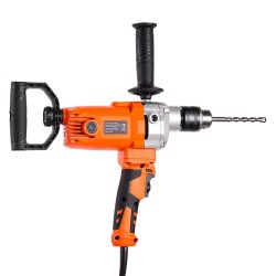 Sähkökäyttöinen pora ja sekoitin 1200 W 0–750 kierrosta/min 5/8 tuuman istukka