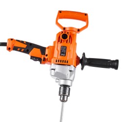 Sähkökäyttöinen porasekoitin 1100 watin 12 7 millimetrin istukalla sekoittamiseen ja poraukseen