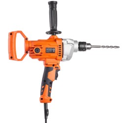 Sähkökäyttöinen porasekoitin 1100 watin 12,7 millimetrin istukalla sekoittamiseen ja poraukseen