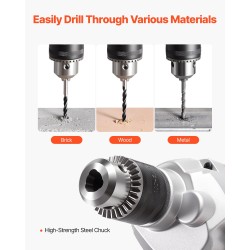 Johdollinen käsikäyttöinen porasekoitin 1100W poraukseen ja sekoittamiseen D-kahvalla