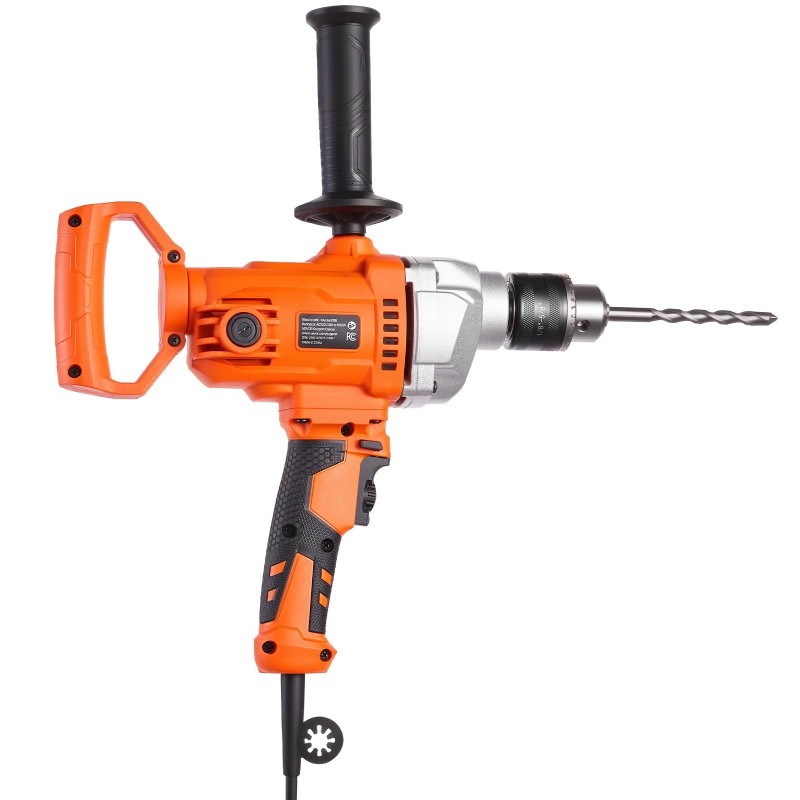 Johdollinen käsikäyttöinen porasekoitin 1100W poraukseen ja sekoittamiseen D-kahvalla