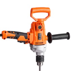 Johdollinen käsikäyttöinen porasekoitin 1100W poraukseen ja sekoittamiseen D-kahvalla