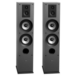 Passiivinen 3 tie lattiamallinen tornikaiutinpari MDF kotelo 2x133mm bassoelementit kotikäyttöön