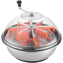 Manuaalinen 24 tuuman kulhotrimmeri ruostumattomasta teräksestä kolmella terällä