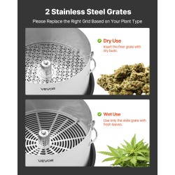 Manuaalinen nupputrimmeri 16-tuumainen 201-ruostumattomasta teräksestä PET-kannella silikonisormilla