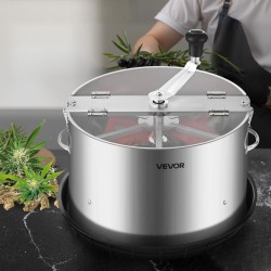 Manuaalinen nupputrimmeri 16-tuumainen 201-ruostumattomasta teräksestä PET-kannella silikonisormilla