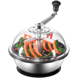 13 tuumainen trimmauskulho 201 ruostumatonta terästä alumiinikahvalla kolmella vaihtoterällä