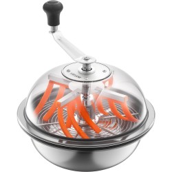 13-tuumainen trimmauskulho 201-ruostumatonta terästä alumiinikahvalla kolmella vaihtoterällä