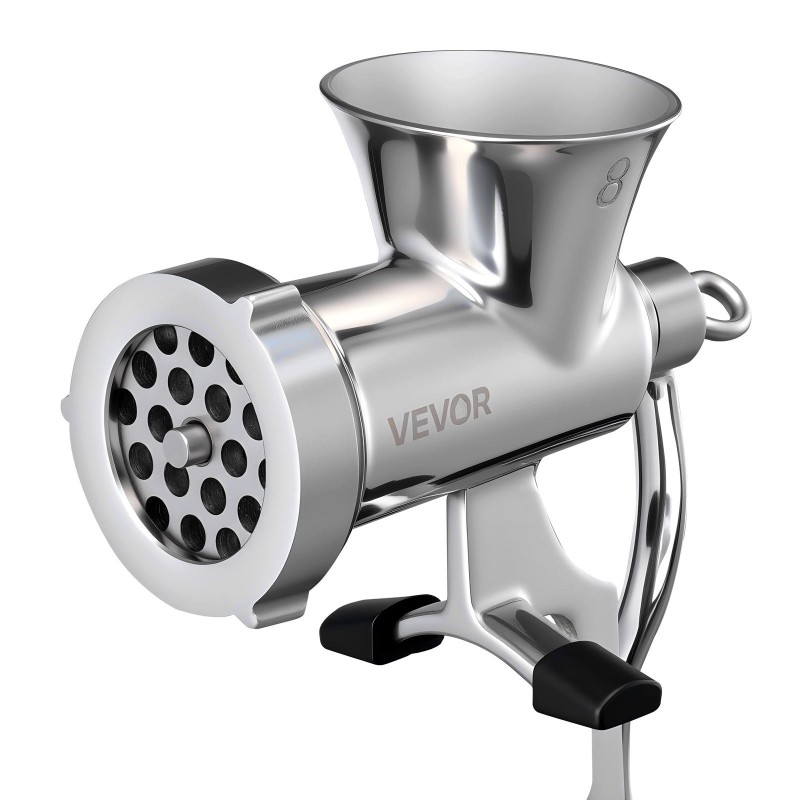 Manuaalinen lihamylly 304-ruostumatonta terästä pöytäkiinnikkeellä 2 reikäterää