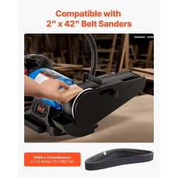 Piikarbidihiomanauhat 50 x 1066 mm 6 kpl karkeudet 36–120 ruostumattomalle teräkselle