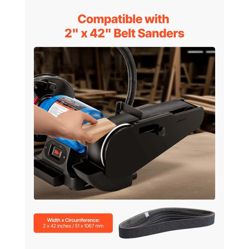 Piikarbidihiomanauhat 50 x 1066 mm 6 kpl karkeudet 36–120 ruostumattomalle teräkselle