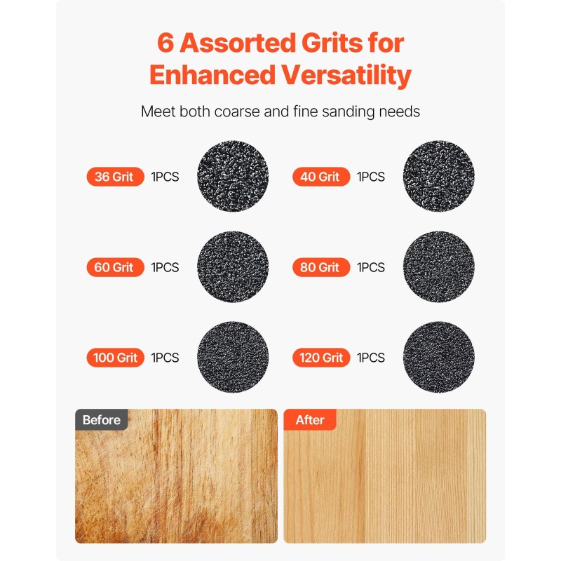 Piikarbidihiomanauhat 50 x 1066 mm 6 kpl karkeudet 36–120 ruostumattomalle teräkselle