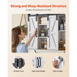 Seinäkaappi kylpyhuoneeseen lastulevy ja MDF-levy valkoinen 780x220x775 mm kaksi ovea