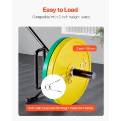 Kuusikulmainen avorunkoinen terästanko karhennetuin kahvoin 360 kg kestävä