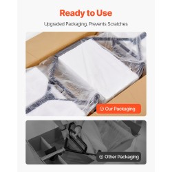 Kuusikulmainen avorunkoinen terästanko karhennetuin kahvoin 360 kg kestävä