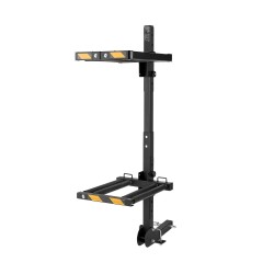 Vetokoukkuun kiinnitettävä suksi- ja lumilautateline 50 mm vastaanottimelle tilaa 6 paria lukittava