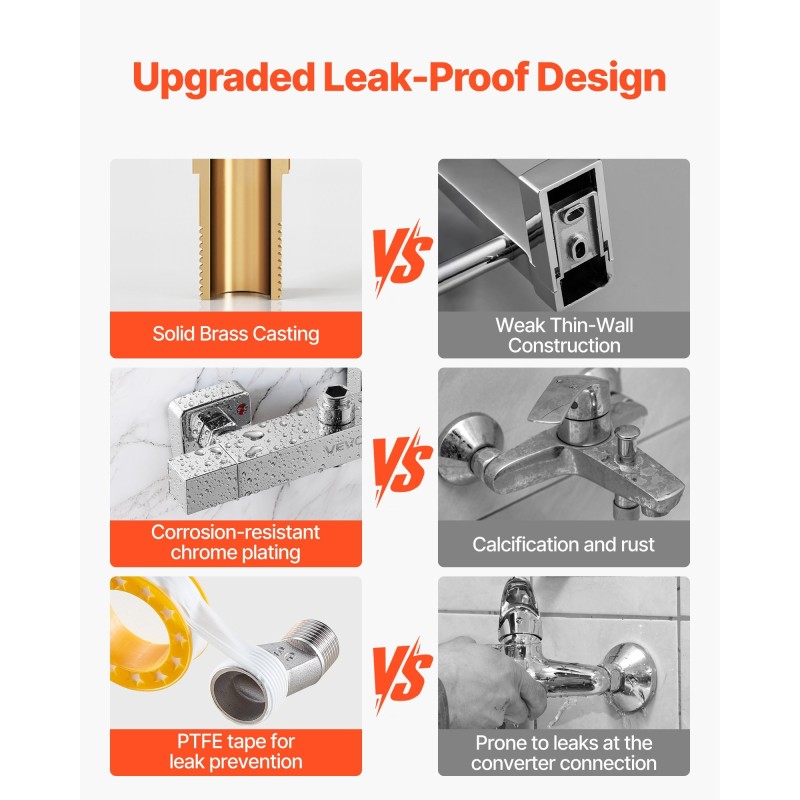 Termostaattinen suihkuhana messinkirunko kromattu pinta kaksinuppinen säätö 38 asteen turvalukitus