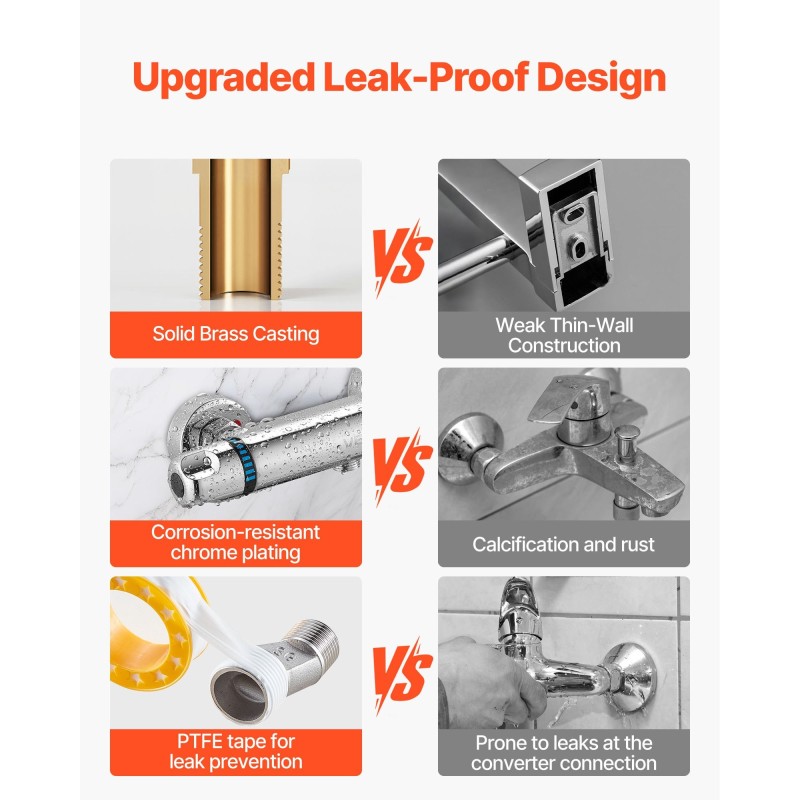 Termostaattinen suihkusekoitin messinkirunko kromipinnoitettu 38 asteen turvalukitus kaksi nuppia