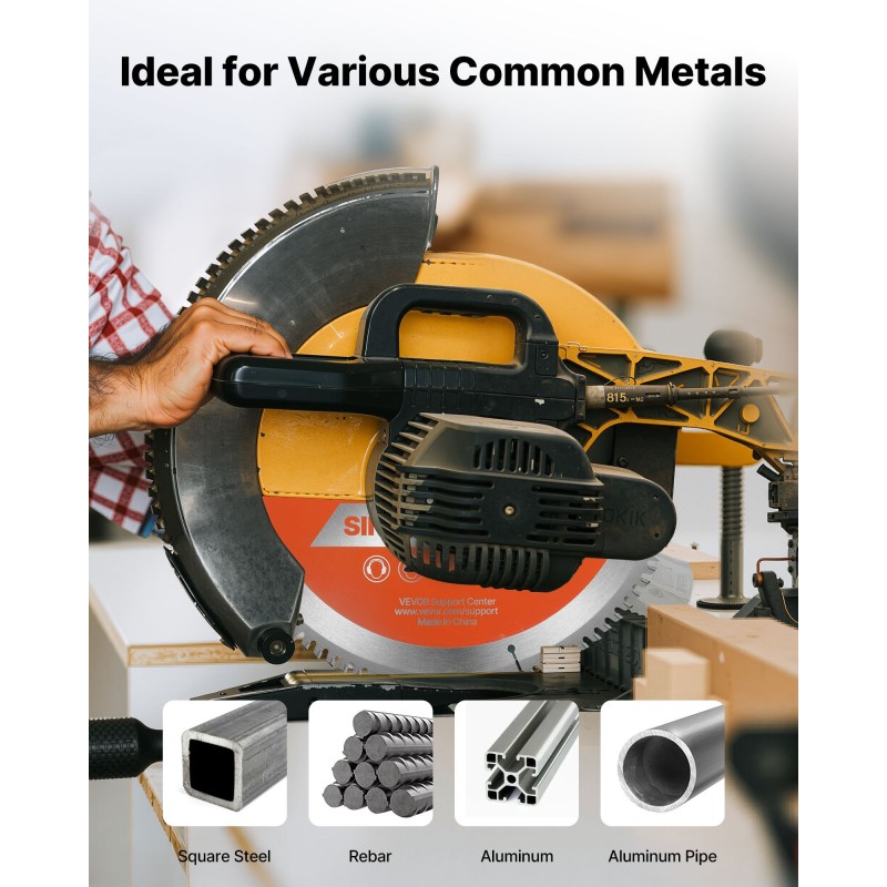 Pyörösahan metallikatkaisulaikka 355 mm 2,4 mm SKS51 66 hammasta