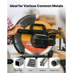 Metallin katkaisuterä 254 mm 80 hammasta 65Mn alumiinin katkaisuun