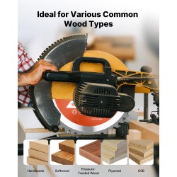 Pyörösahanterä 203 mm 65Mn teräs 42 hammasta 25,4 mm keskireikä