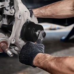 Pyörännavan ja laakerin irrotus- ja asennussarja raskaan sarjan teräksestä etuvetoisille autoille