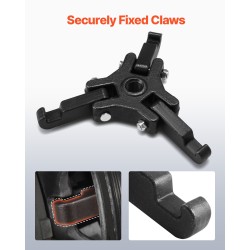 Kampiakselin värinänvaimentimen ulosvetosarja 3-leukainen neljä työntankoa teräs säilytyskotelo