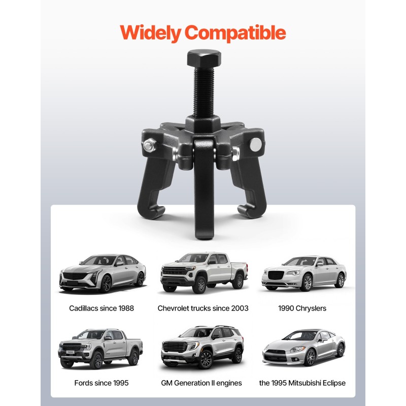 Kampiakselin värinänvaimentimen ulosvetosarja 3-leukainen neljä työntankoa teräs säilytyskotelo