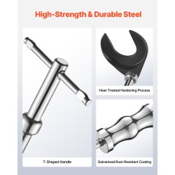 CV-vetarin ulosvetosarja korkealujuuksisesta teräksestä 2 tuuman ja 2,5 tuuman haarukoilla