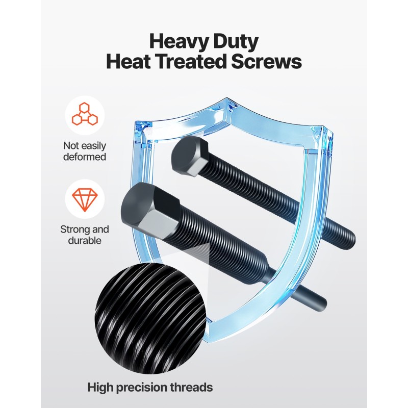 Ulosvetäjä- ja asennussarja teräksinen 7-osainen ohjaustehostimen pumpun hihnapyörille useille ajoneuvoille