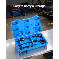 Ulosvetäjä- ja asennussarja teräksinen 7-osainen ohjaustehostimen pumpun hihnapyörille useille ajoneuvoille