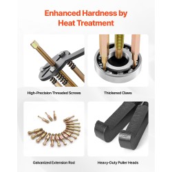 Laakerin irrotussarja 36-osainen 3-leukaiset koukut sinkkikäsitelty säilytyslaatikko sisä- ja ulkopuolisille