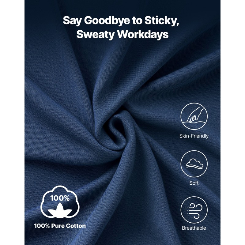 Pitkähihainen palosuojattu T-paita täysin puuvillainen 2XL tummansininen ammattikäyttöön