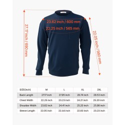 Palosuojattu pitkähiha paita 100% puuvilla M tummansininen rintatasku ATPV 11,6