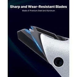 Sähköinen pelti- ja levyleikkuri 4,0 ampeerin moottorilla 360 asteen kääntyvällä leikkuupäällä