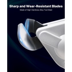 Metallileikkuri johdoton 400 watin kaksoisterillä 360 asteen kääntyvällä leikkuupäällä