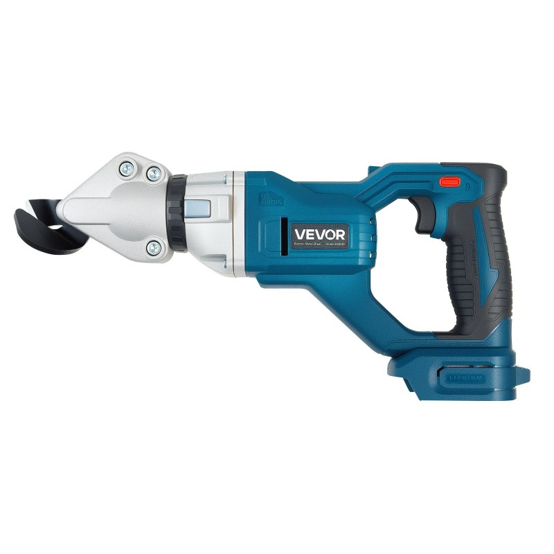 Metallileikkuri johdoton 400 watin kaksoisterillä 360 asteen kääntyvällä leikkuupäällä