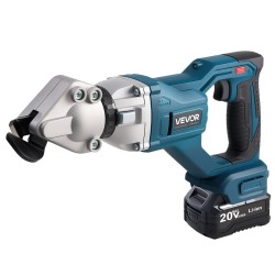 Akkukäyttöinen metallileikkuri 20 V 400 W 360 asteen karkaistut terät