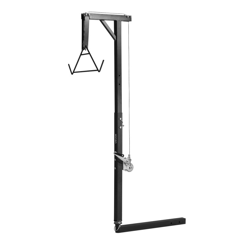 Riistanostin jauhemaalattu hiiliteräs 136 kg kantavuus käsivinssi 2 tuuman vastaanotin