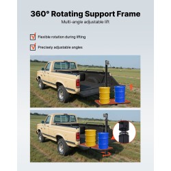 Riistanostin vetokoukkuun 2-tuumainen vastaanotin 136 kg Q235-hiiliteräs taittuva taso