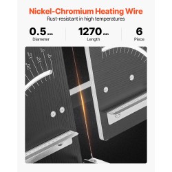 Kuumaleikkuri 200 watin vapaasti seisova 1150 mm leikkuupituus styroksille 6 lämpölankaa