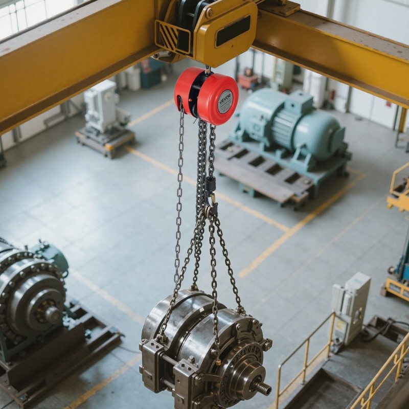 Ketjunostin 1 tonnin seosteräsrunko sinkitty teräsketju 6 metrin nostokorkeus